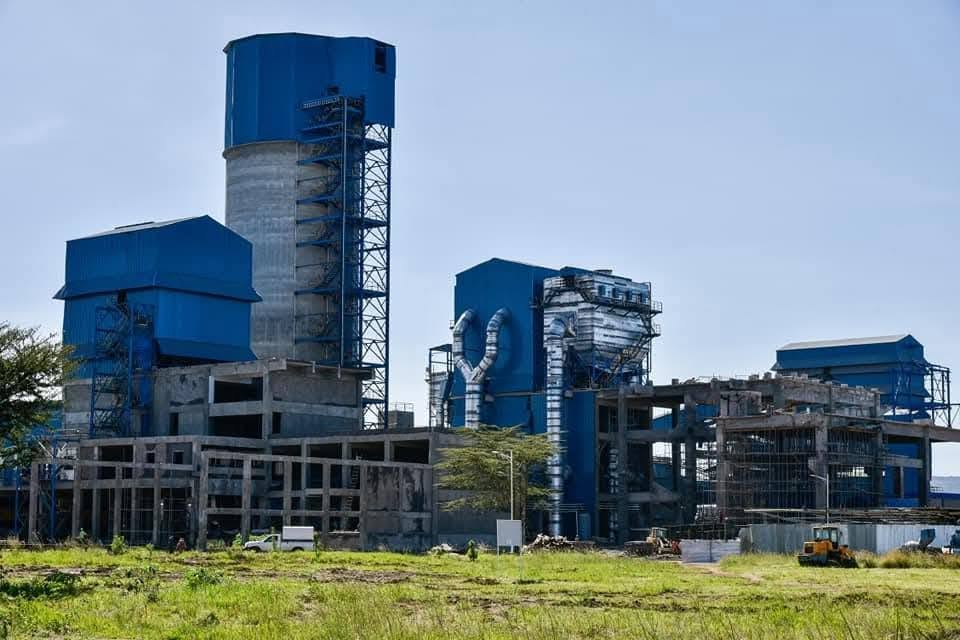 Simba Cement clinker manufacturing plant at Salgaa